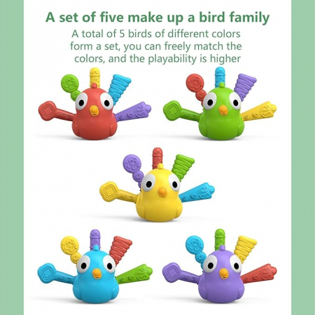 Joc educativ de sortare si asociere culori Cute Pet 30 piese [3]