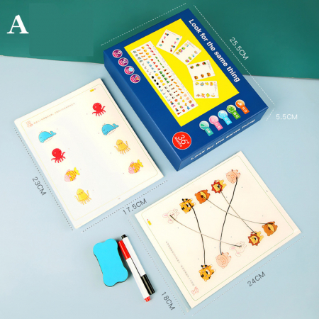 Joc educativ Montessori cu fise reutilizabile [1]