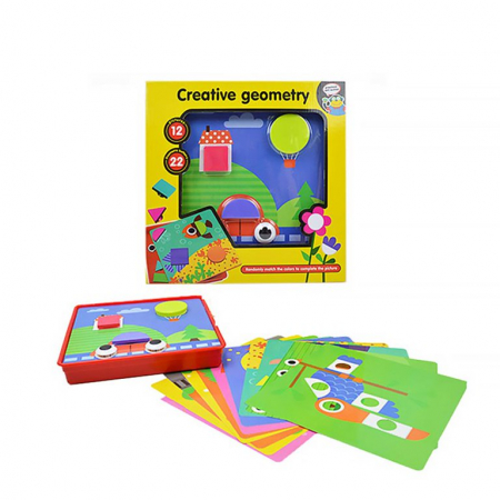 Joc Educativ Tip Mozaic cu Butoni, Multicolor [2]