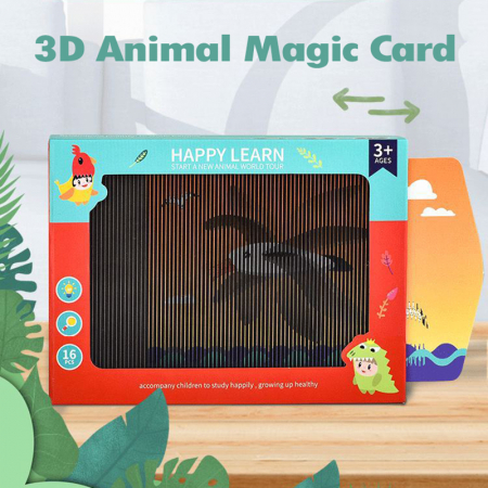 Joc interactiv 3D, Cutie vizuala, Model cu Animale [1]