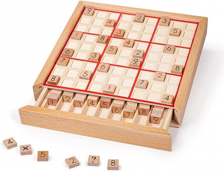 Copii 3 ani+ - Joc lemn Sudoku pentru copii