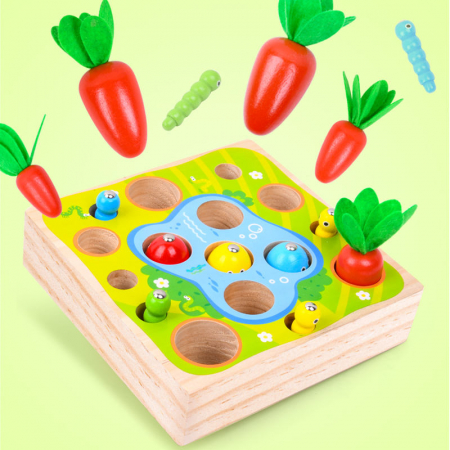 Joc Montessori 3in1 Pescuit Gradinarit Magnetic [1]