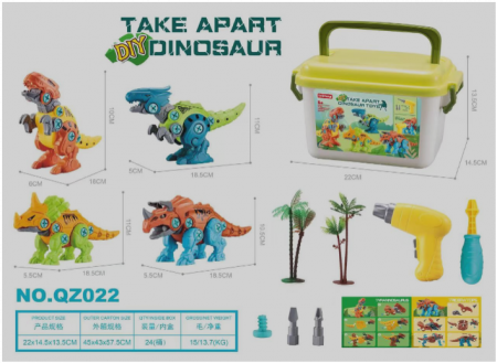 Joc Dinozaurii STEM - Construiește și Explorează
