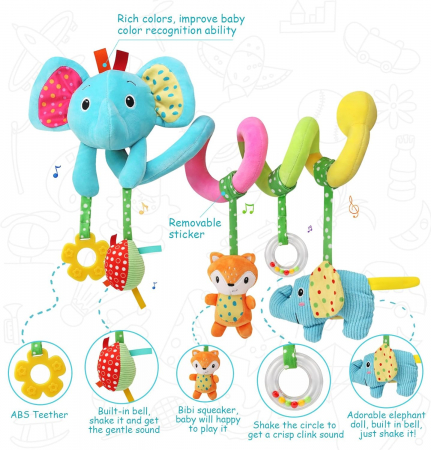 Jucaria Multifunctionala pentru Bebelusi, Zornaitoare si Jucarie de Dentitie [2]