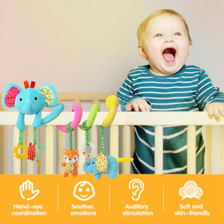 Jucaria Multifunctionala pentru Bebelusi, Zornaitoare si Jucarie de Dentitie [4]