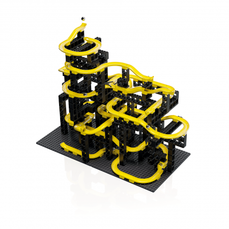 Jocuri de indemanare si dexteritate - Jucarie copii Hubelino Marble Run Pi Starter Set (214 piese)