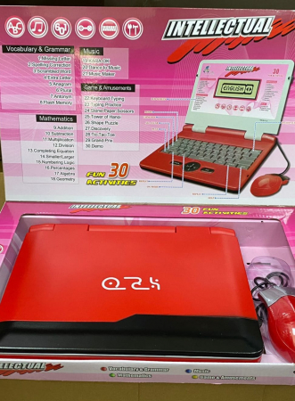 Copii 5 ani+ - Jucarie copii Laptop - Invatam limba engleza in mod distractiv, culoare rosu