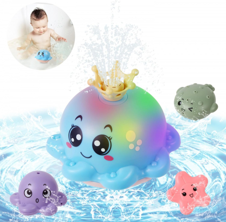 Bebe 9 luni+ - Jucarie de baie bebe - Caracatita Poznasa