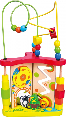 Jucarie Dexteritate Bino Circuit Triunghiular cu Bile [1]