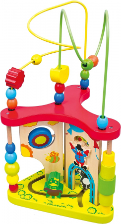 Jucarie Dexteritate Bino Circuit Triunghiular cu Bile