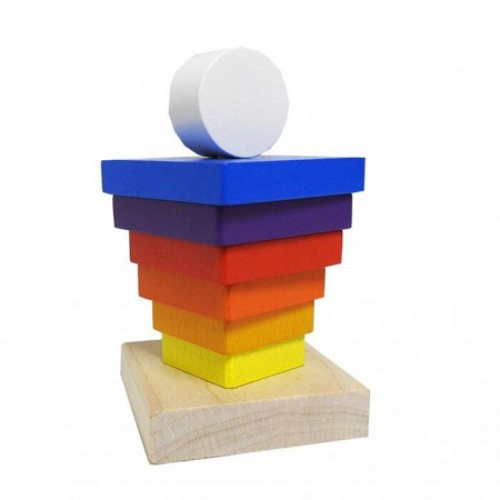 Jucarie din lemn, Cubika, "Piramida 1" [4]