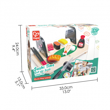 Jucarie din lemn - Sushi (13 piese) [5]