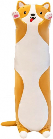 Jucarii copii si bebe - Jucarie din Plus, Catel Prietenos Shiba Inu, Maro/Alb