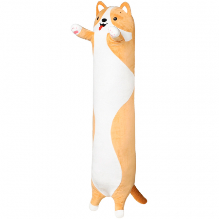 Jucarie din Plus, Catel Prietenos Shiba Inu, Maro/Alb [4]