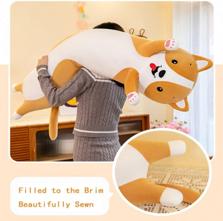 Jucarie din Plus, Catel Prietenos Shiba Inu, Maro/Alb [3]