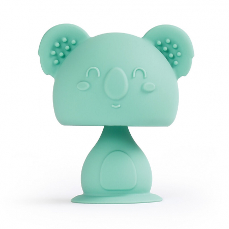 Bebe 9 luni+ - Jucarie din silicon, cu ventuza Koala Ludi