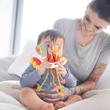 Jocuri si jucarii educative pentru bebe - Jucarie educationala, dezvoltare senzoriala, dentitie