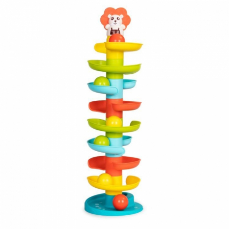 Jucarii copii si bebe - Jucarie interactiva pentru copii tip turn cu bile Huanger HE0292