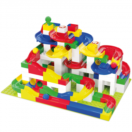 Copii 3 ani+ - Jucarie de construit pentru copii Marble Run Hubelino (213 piese)