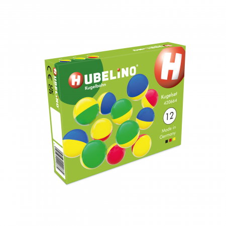 Jucarie Marble Run extensie bile 2 culori Hubelino (12 piese) [1]