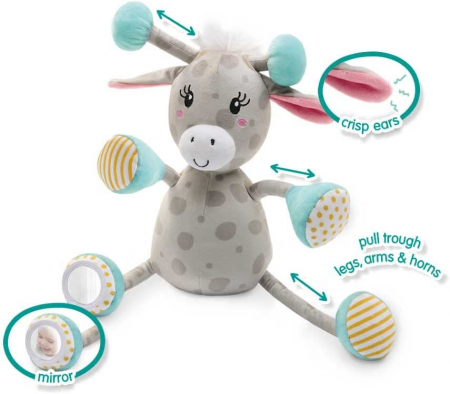 Jucarie senzoriala bebelusi - Girafa Sally [2]