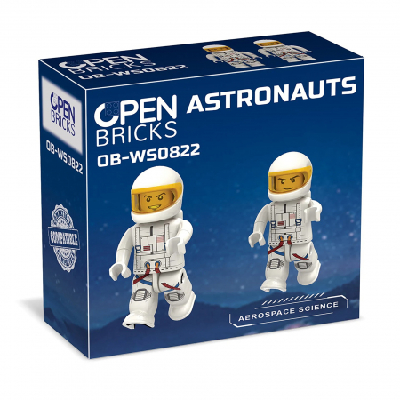 Jucarii si jocuri interactive pentru  copii - Jucarie - Seturi de constructie - Astronauti (mini figurine)