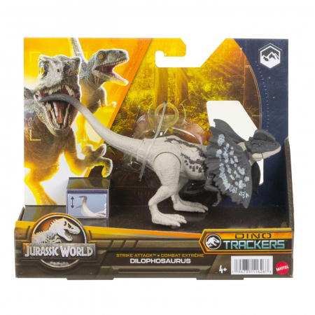Figurine cu eroi si personaje - Jurassic World Dino Trackers Strike Attack Dinozaur Dilophosaurus
