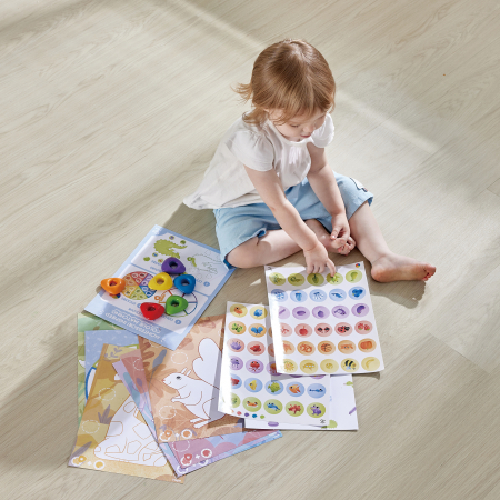 Kit desene cu creioane cerate - 18 piese [1]