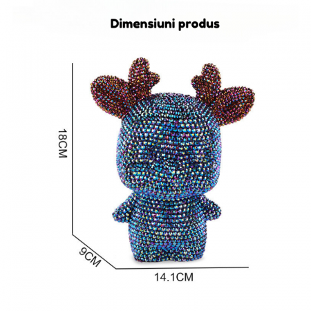 Kit DIY creativ, Ren, Unicorn si Ursulet cu Diamante 5D [9]