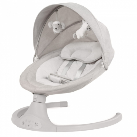 Camera copilului - Leagan electric 2 in 1 Kidwell Luxi - Light Melange