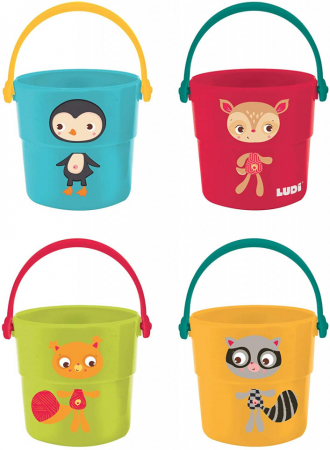Pentru Bebe - LUDI Set 4 cupe pentru baie