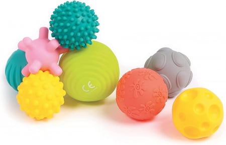 Pentru Bebe - LUDI SET 8 MINGI SENZORIALE