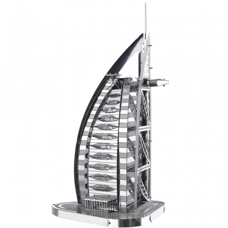 Macheta 3D Burj Al Arab din metal, 12 cm [1]