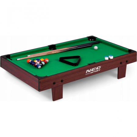 Jucarii copii si bebe - Masa de biliard 92 x 52 x 19 cm Neo-Sport NS-806