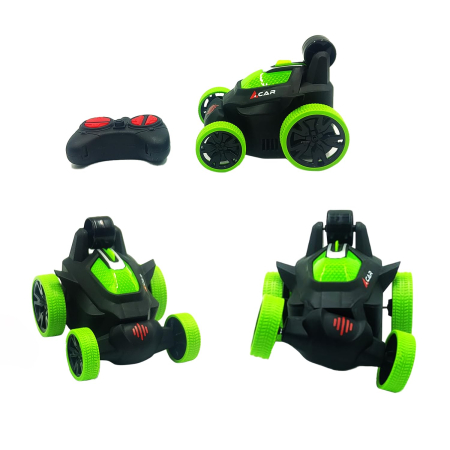 Copii 4 ani+ - Masina cu Telecomanda, Muzica si Lumini, Acumulator, Verde