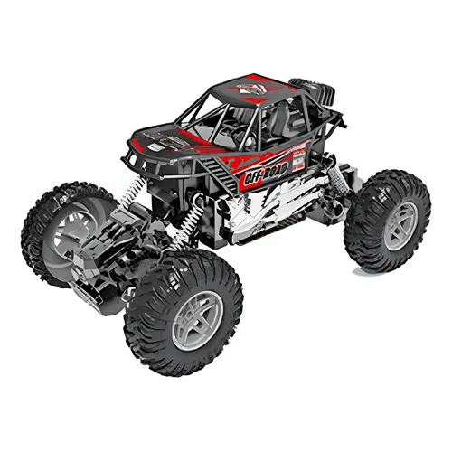 Copii 4 ani+ - Masina Off-Road cu Suspensii si Acumulator, 26 cm, Rosu