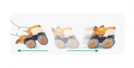 Masinuta Bebe Monster Truck Leopardul Infuriat [2]