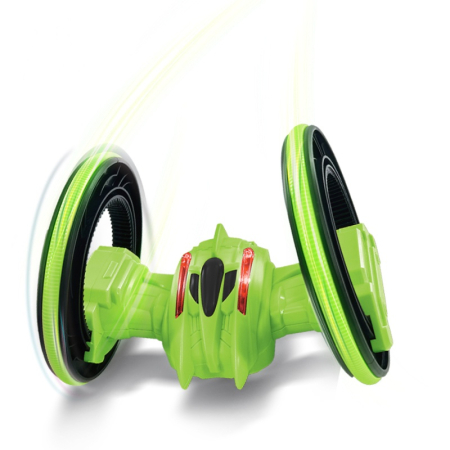 Copii 4 ani+ - Masinuta de Cascadorii cu Telecomanda, Rotatie 360 de Grade, Verde