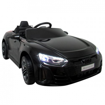 Jucarii de exterior - Masinuta electrica cu telecomanda Audi E-TRON R-Sport - Negru