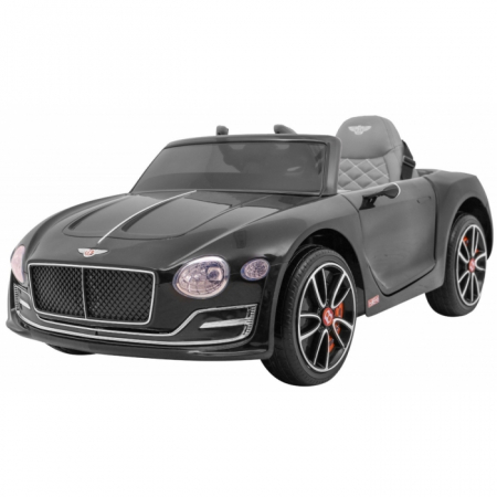 Jucarii de exterior - Masinuta electrica cu telecomanda BENTLEY EXP 12, roti EVA, scaun tapitat, 107x59x44 cm, putere 24V - Negru