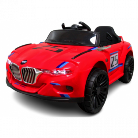 Jucarii de exterior - Masinuta electrica cu telecomanda, copii 1-4 ani, Cabrio Z5 TK1188 - R-Sport - Rosu