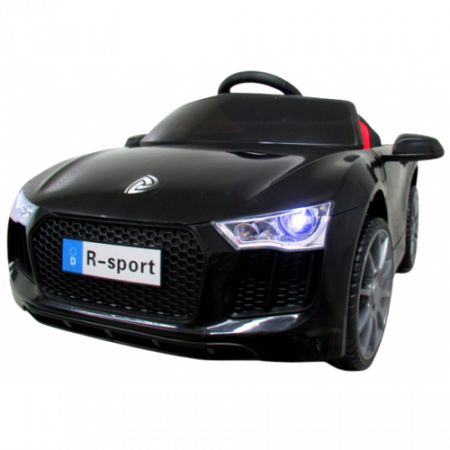 Jucarii de exterior - Masinuta electrica cu telecomanda, copii 1-4 ani, scaun din piele, Cabrio B4 628 R-Sport - Negru