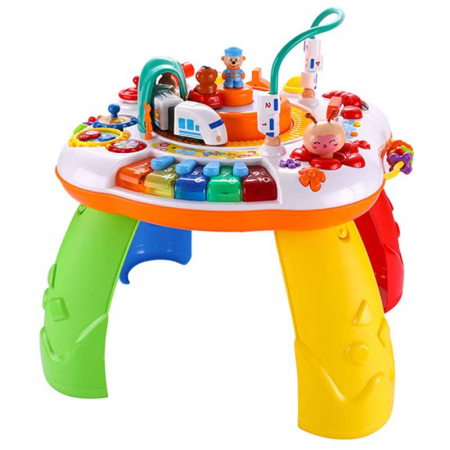 Jucarii copii si bebe - Masuta de activitati bebelusi - pian, sunete, muzica, personaje, numere