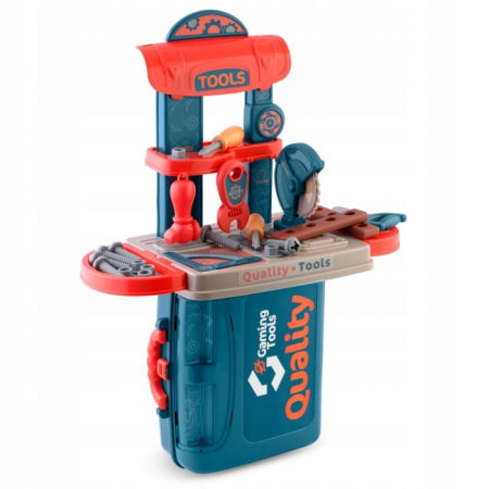 Jucarii copii si bebe - Mini atelier de lucru 3 in 1 cu unelte pentru copii Ricokids 772600