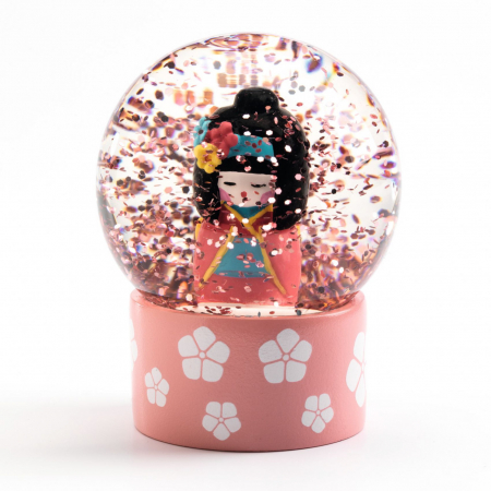 Jucarii si jocuri interactive pentru  copii - Mini glob cu zapada So cute, Djeco Unicorn