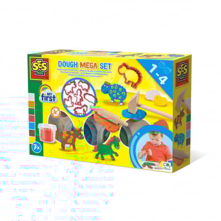 Pictura, modelaj si accesorii - My first - Mega set de plastilina cu unelte