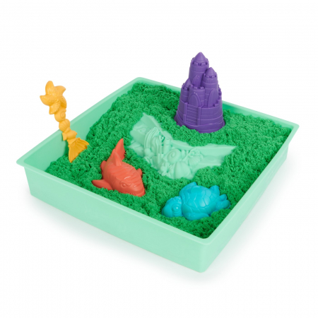 Nisip Kinetic Set Complet Verde [6]
