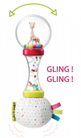 Pachet Girafa Sophie si zornaitoare Maracas [6]