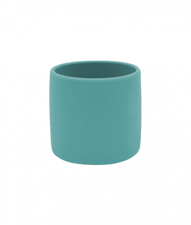 Pentru Bebe - Pahar Minikoioi, 100% Premium Silicone, Mini Cup  – Aqua Green