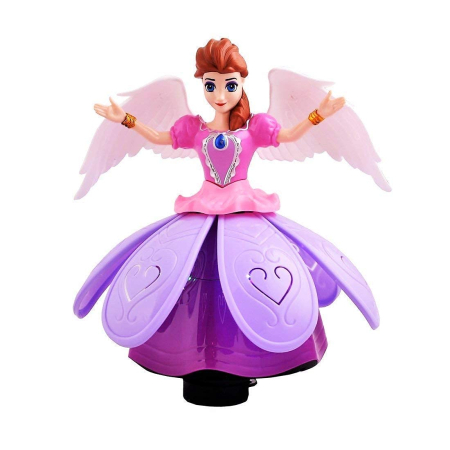 Jucarii copii si bebe - Papusa Dansatoare, Printesa de Basm, cu Lumini LED Colorate si Muzica
